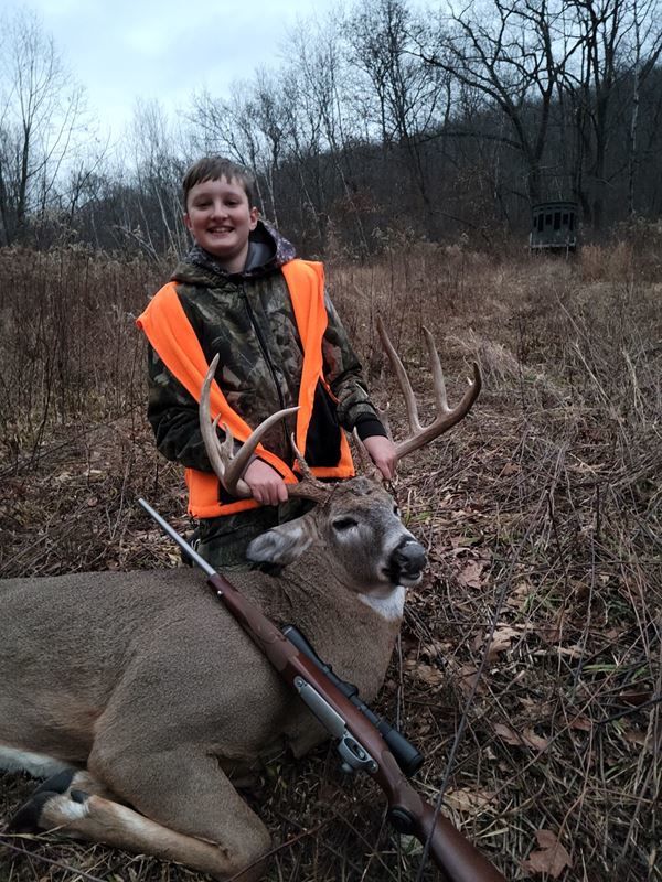 Chase bags a buck